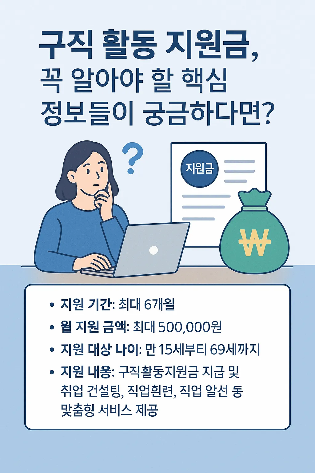 구직 활동 지원금 꼭 알아야 할 정보
