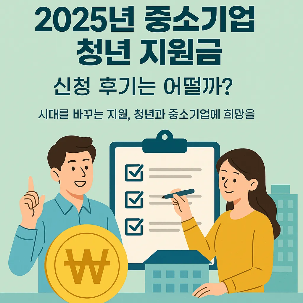 중소기업 청년 지원금 신청 후기는 어떨까?