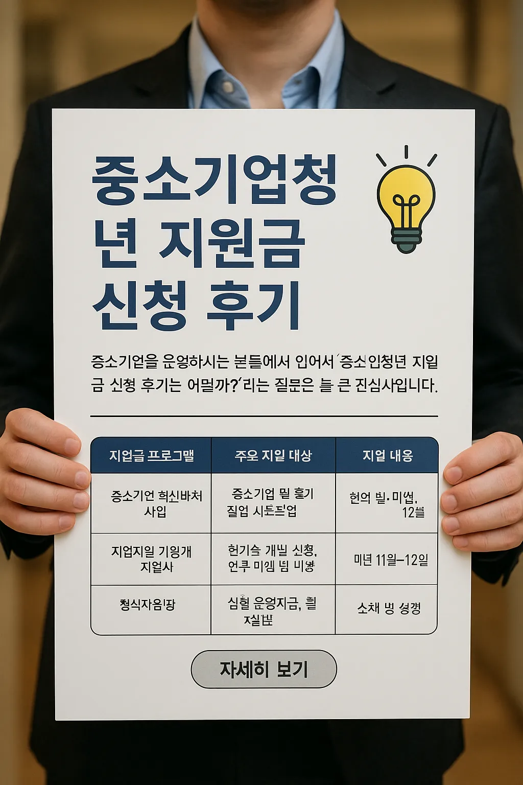중소기업청 년 지원금 신청 후기는 어떨까?