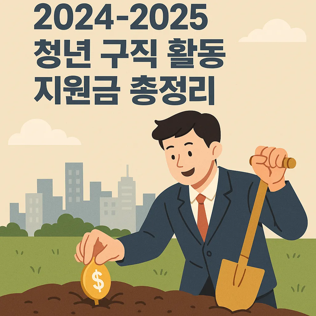 청년 구직 활동 지원 그 지원금 비교 분석