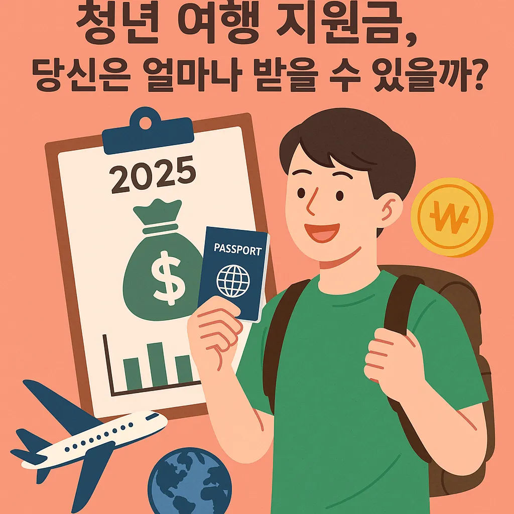 청년 여행 지원금 얼마나 받을 수 있을까?