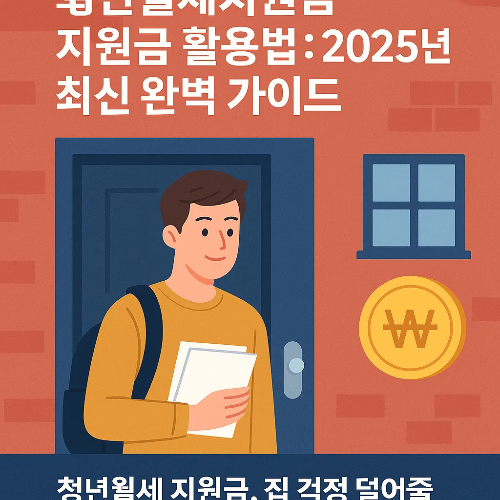 청년월세지원금 지원금 활용법