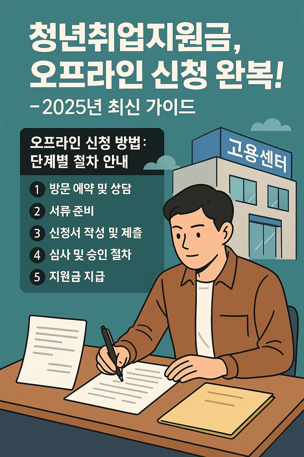 청년취업지원금 오프라인 신청 팁