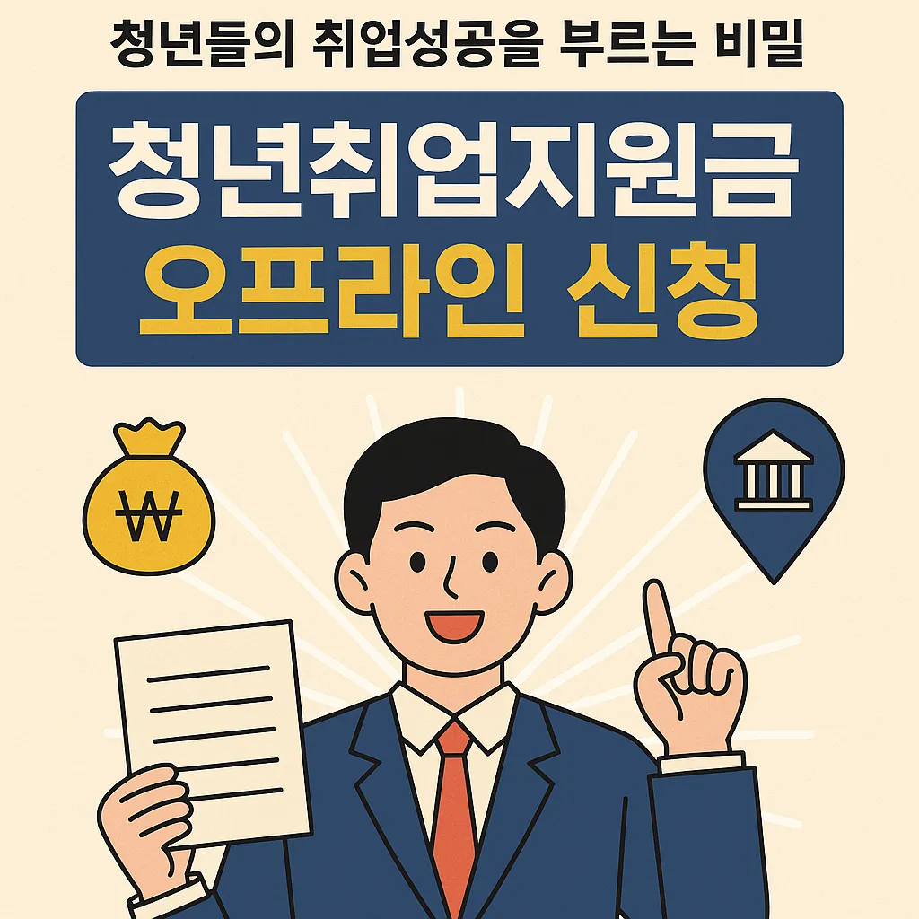 청년취업지원금 오프라인 신청 팁