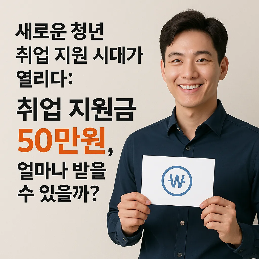 취업 지원금 50 만원 얼마나 받을 수 있을까?