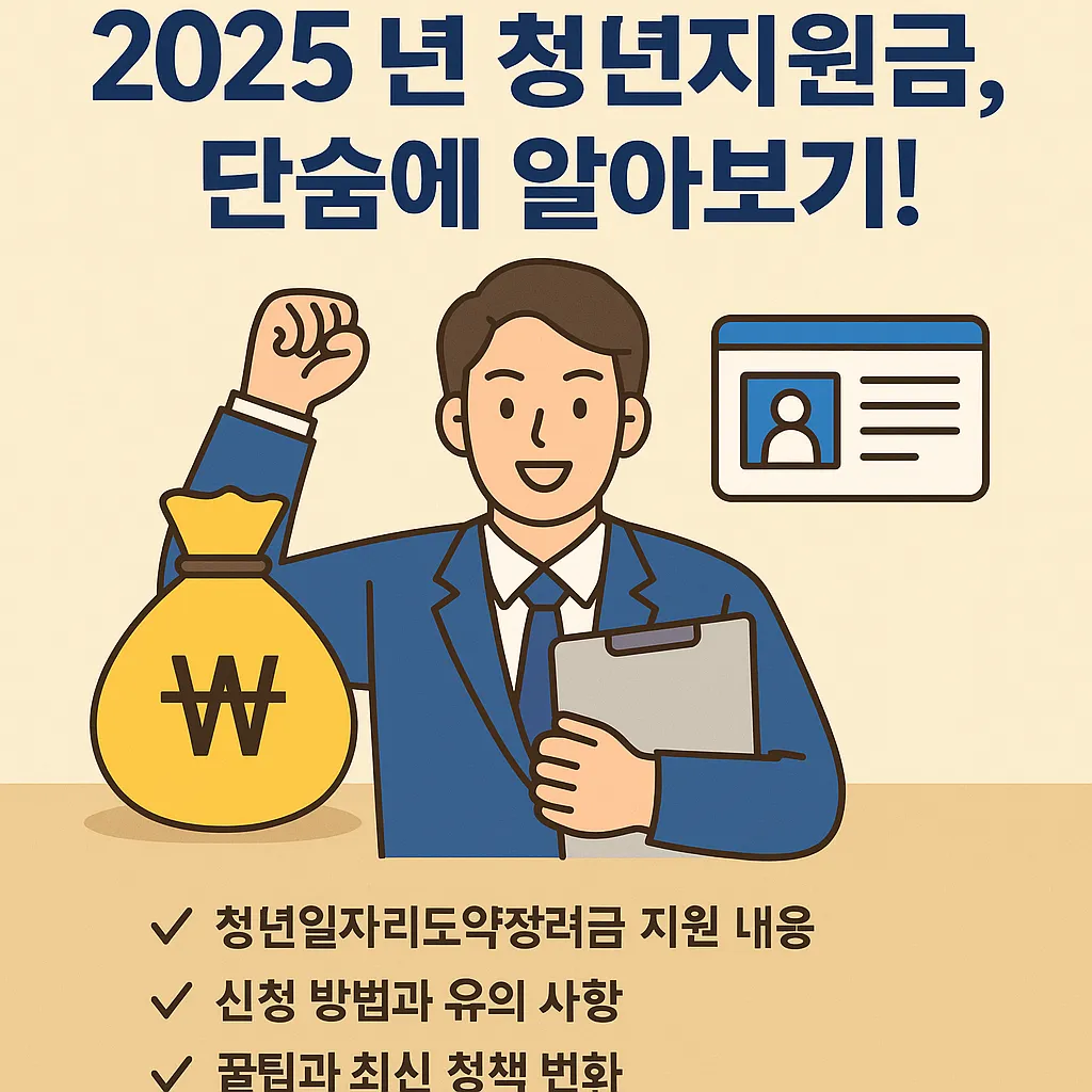 2025 청년지원금 신청 방법과 꿀팁