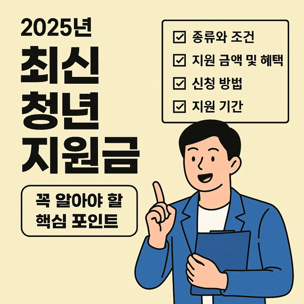 청년 지원금 종류 꼭 알아야 할 정보
