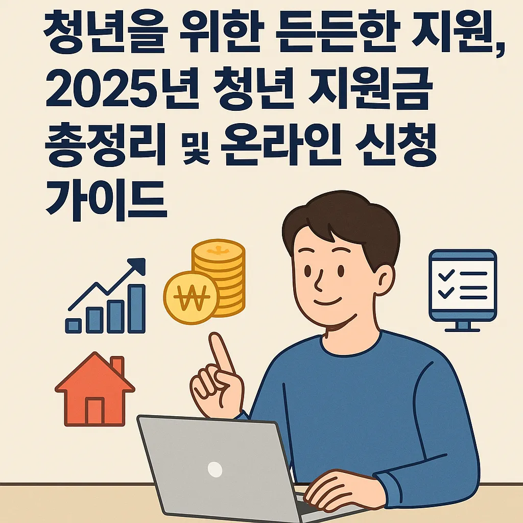 청년 지원금 종류 온라인으로 신청하는 방법