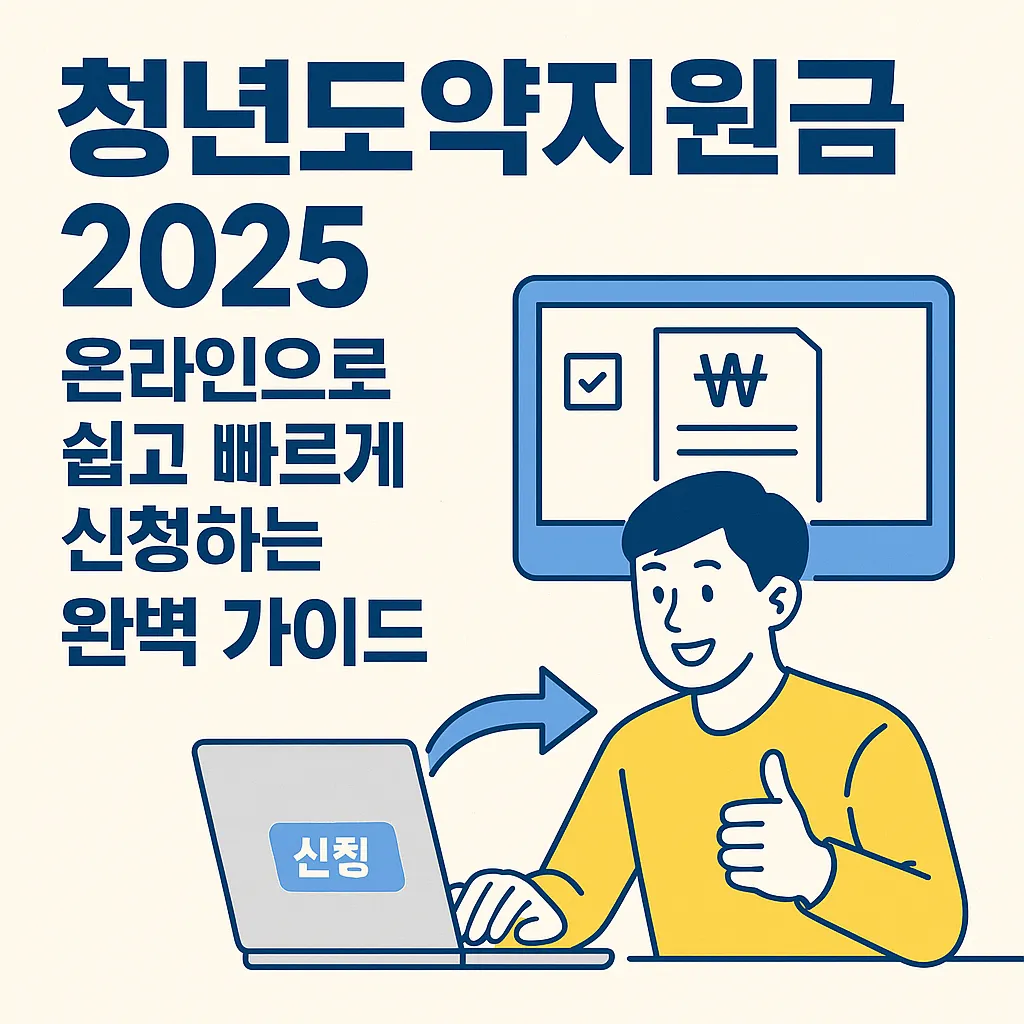 청년도약지원금 온라인으로 신청하는 방법