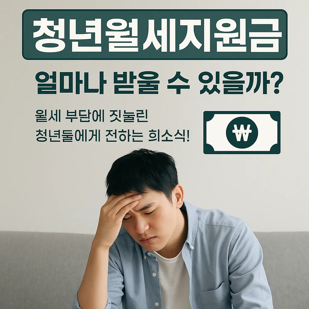 청년월세지원금 얼마나 받을 수 있을까?