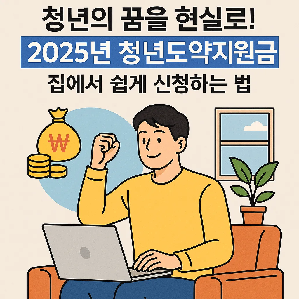 청년 도약 지원금 온라인으로 신청하는 방법